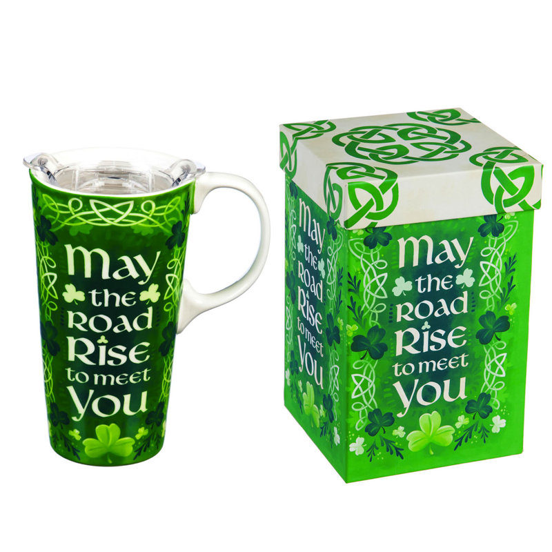 Grande tasse de voyage 17 onces celtique souvenirs