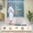 60" W X 58" H Semi-Frameless Double Sliding Bath Tub Shower Door With Clear Tempered Glass-101988324