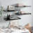 Wall Shelf  Wall Mounted Display Shelf for Photo Frame Set of 4-2119483723-2135169293