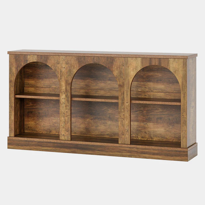 Buffet avec arche et tablette, Brun