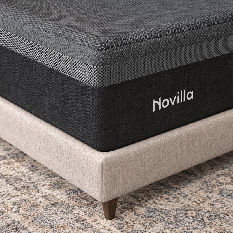  Matelas en mousse viscoélastique gélifiée 12 po, grand, 12", Queen