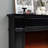 Black Manufactured Wood Electric Fireplace-31512219