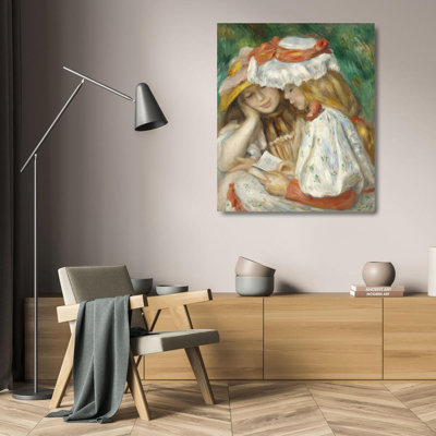 Deux jeunes filles lisant