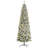 HOMCOM 9Ft Pre-Lit Snow-Flocked Slim Douglas Fir Artificial Christmas Tree With Realistic Branches, 550 LED Lights And 988 Tips