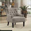 Fauteuil d'appoint capitonné moderne Modern