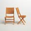 Chaise de patio pliante en teck Brighton