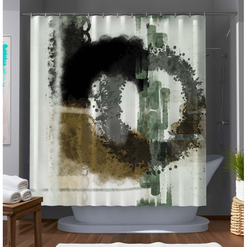 Abstract Shower Curtain