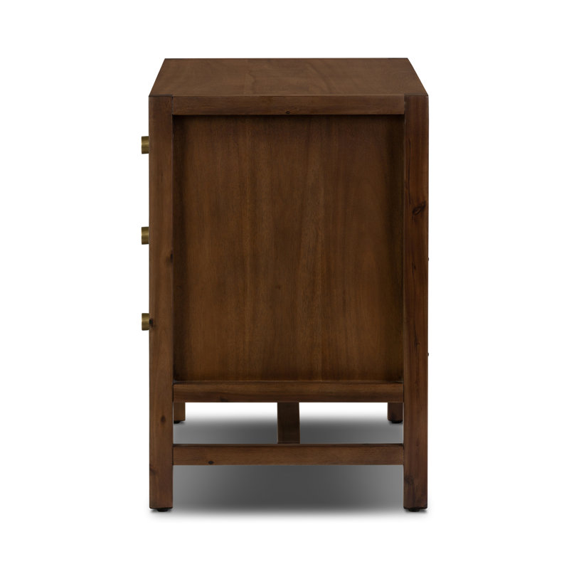 Sullivan 3 - Drawer Nightstand, Saddle Tan