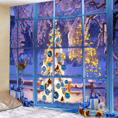 Christmas Tapestry Backdrop