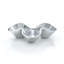 Nambe Bella Triple Condiment Server