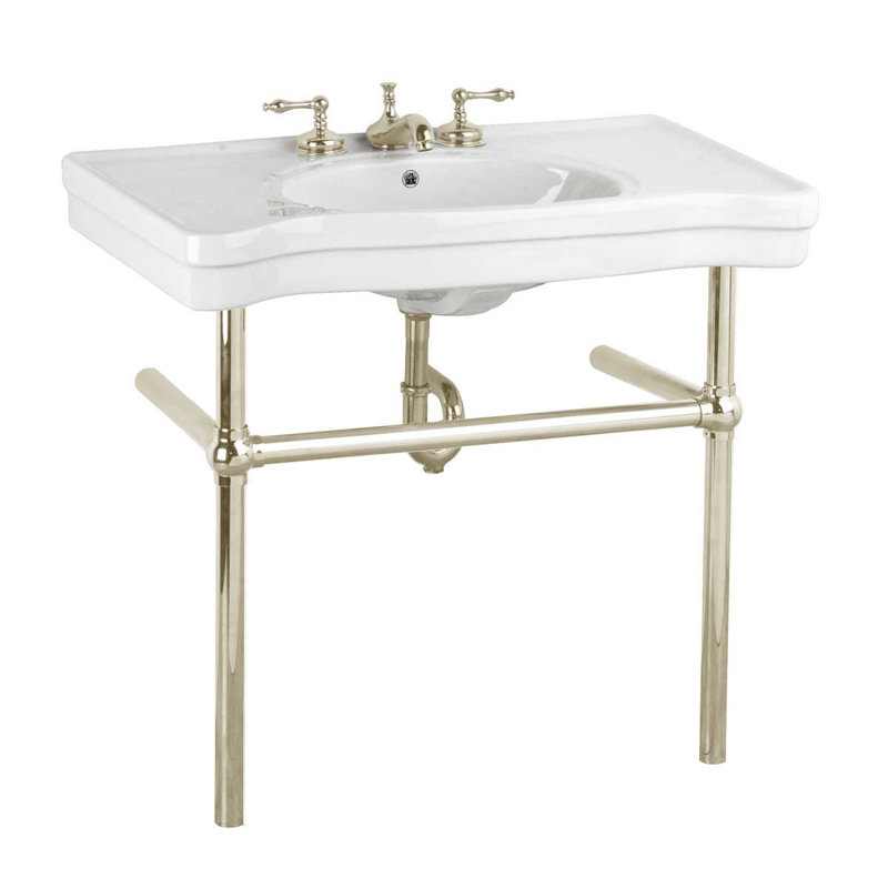 The Renovators Supply Inc. 19.75'' White Vitreous China Rectangular Bathroom Sink