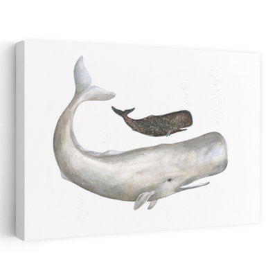 Gentle Ocean Giants by Isabelle Brent - Wrapped Canvas Print