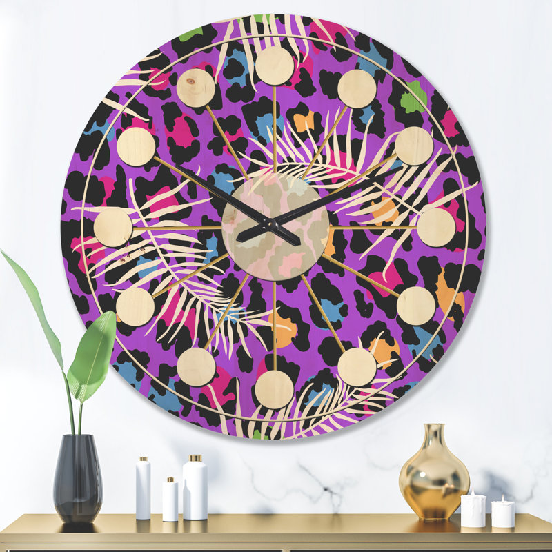 Horloge murale Leopard, Très grand
