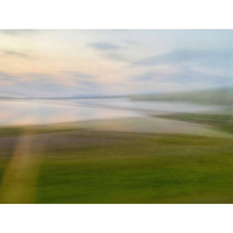 Bus Window 5 Print by Harold Davis, Wrapped Canvas, 24" H x 32" W