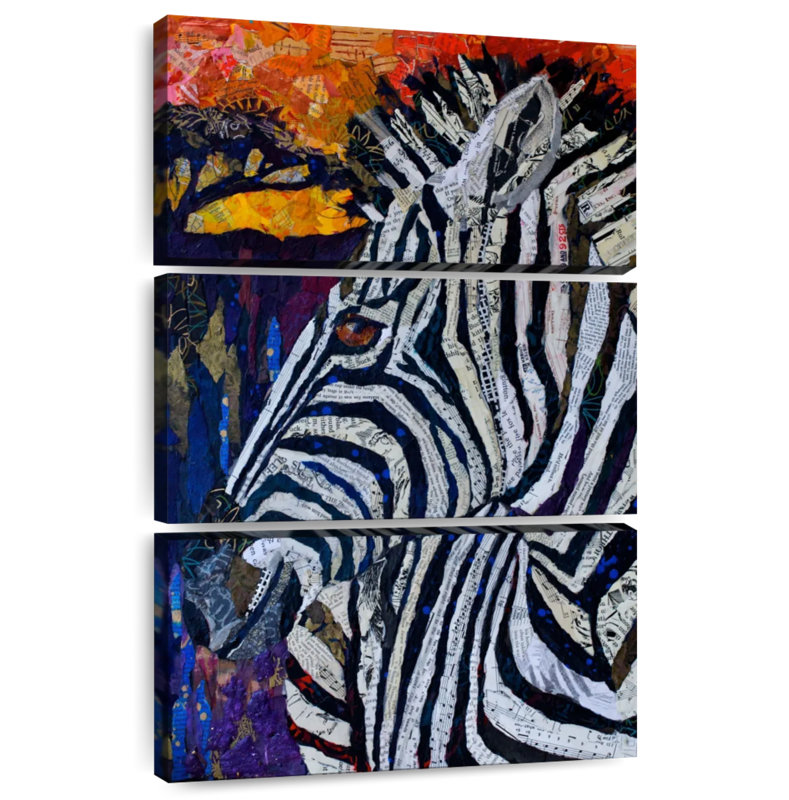 Brampt Seeing Stripes I, 57" H x 36" W