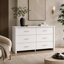 Commode 6 tiroirs 57 "blanche
