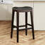 Tabouret de 30 po en cerisier, siège en cuir os - et tabouret d'apparence élégante avec une qualité durable-1606292973-1606292974