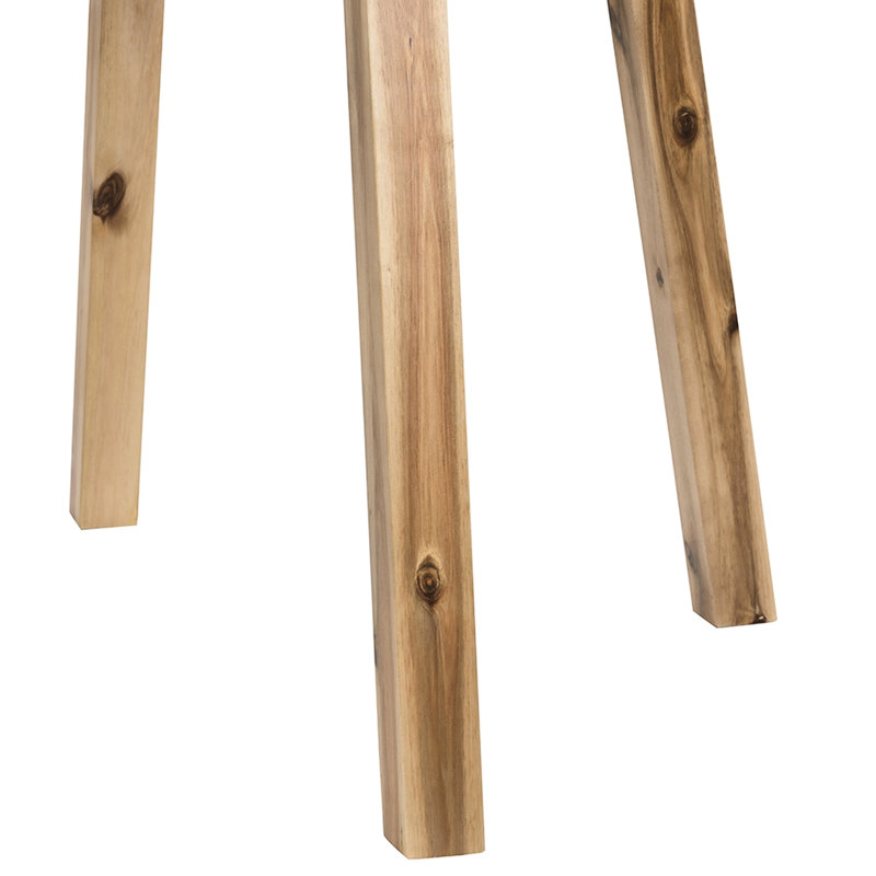 32.2X32.2X29.9 Solid Table, Design Wood 32X30" Casual Essential For Dining Room