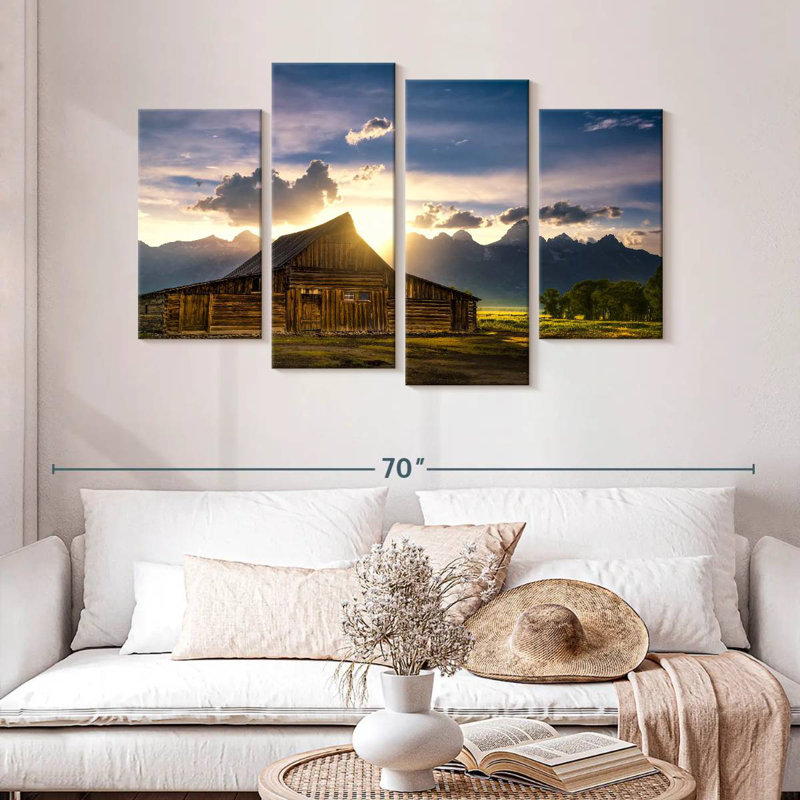 Lilie Iconic Moulton Barn, 32" H x 52" W