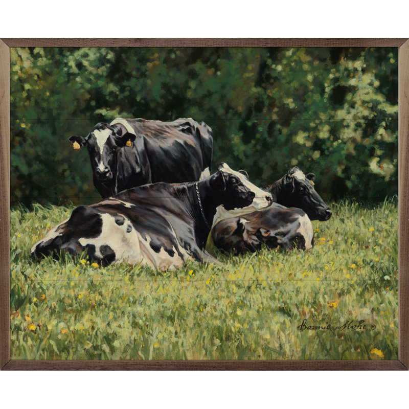 La belle vache par Bonnie Mohr, H 8 po x l 10 po