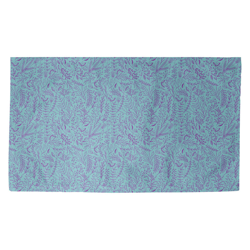 Avicia Floral Indoor Rug, Rectangle 5' x 7'2"