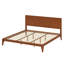 Lit plateforme en bois de bambou-410088880