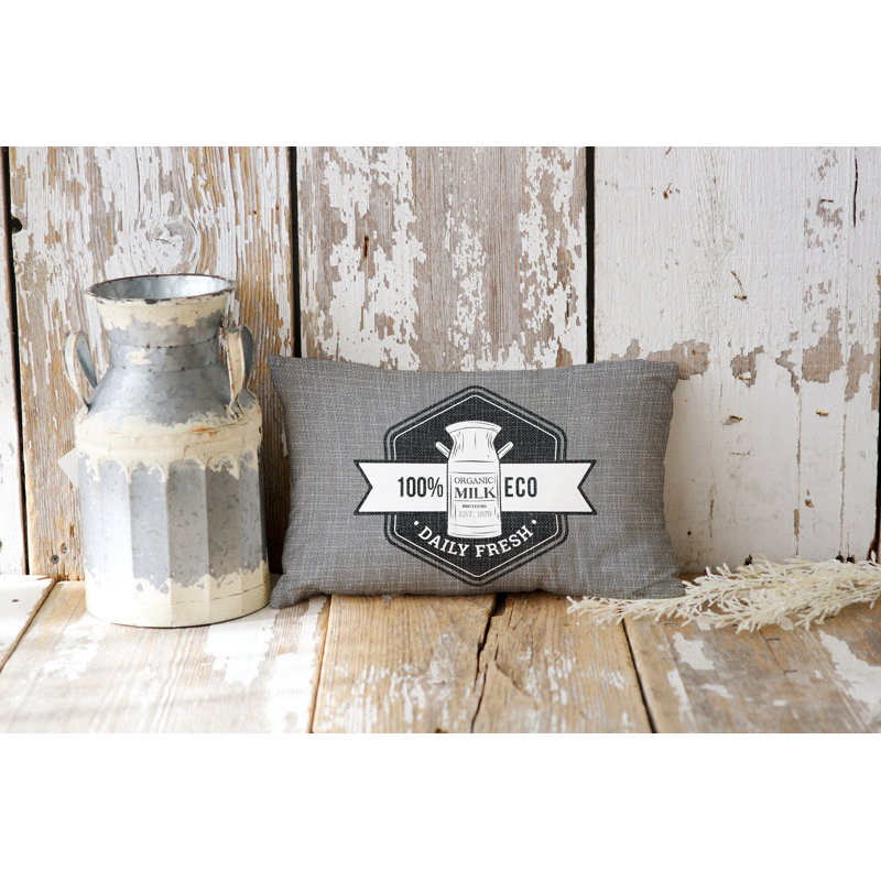 Coussin intérieur / extérieur Macdonald Farm House, Gris