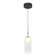 Mirah 1 - Light Matte Black LED Cylinder Pendant