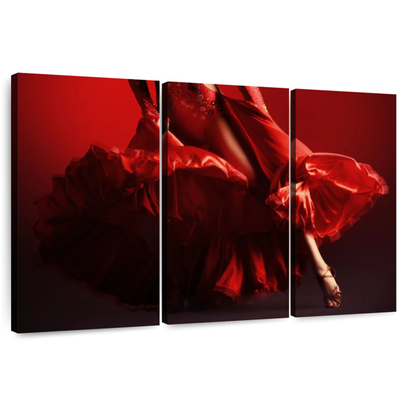 Danseuse de flamenco Enn, H 20 po x l 33 po