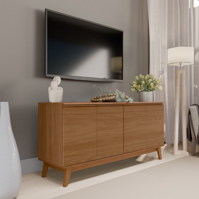 Tokyo 4-door Sideboard With Soft-close Doors, Brown
