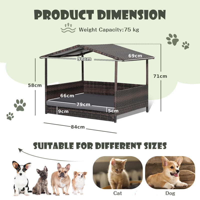 Phillips Pet Bed, Grey