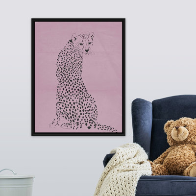 Décoration murale pour enfants guépard ii
