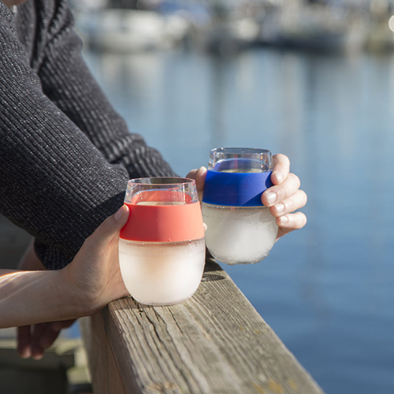 Wine FREEZE Cooling Cup, Blue