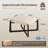 24" Wide Faux Leather Upholstered Square Ottoman-581940959