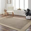 Saraya Boho Jute-Look Beige Brown Area Rug-1001338049