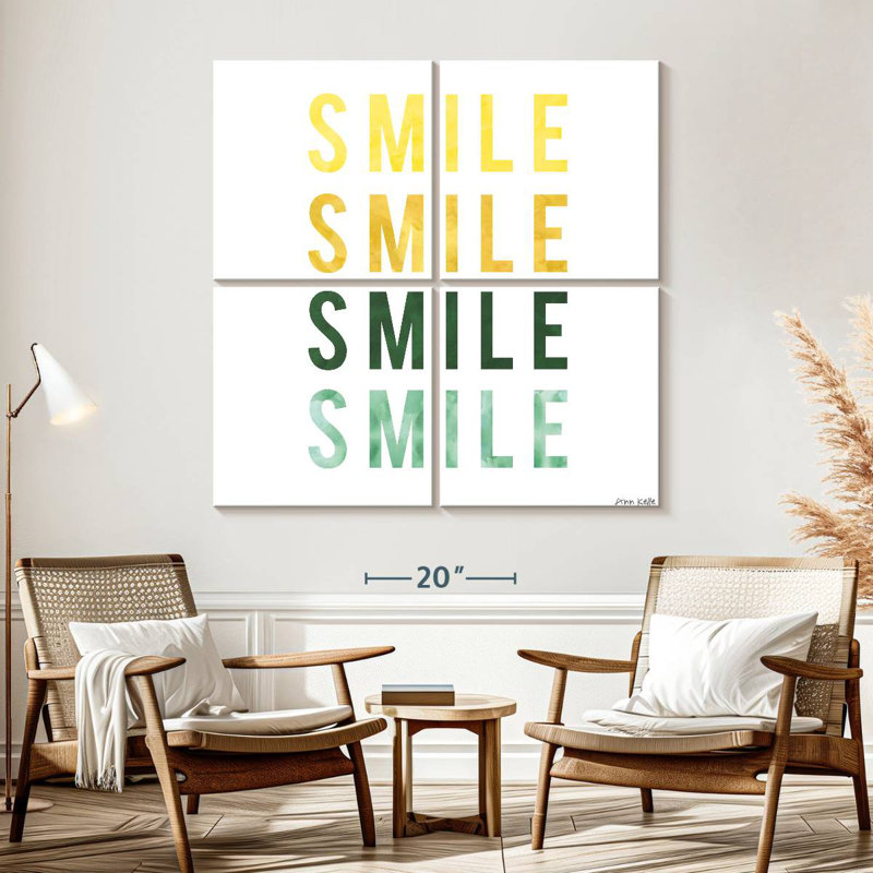 Tergel Smile Smile, H 57 po x l 57 po