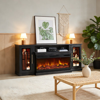 Meuble télé 75 po Highboy Electric Fireplace