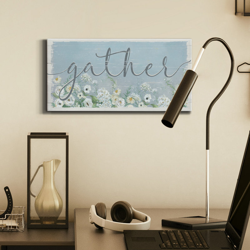 «Gather Garden» - Impression sur toile tendue, H 16 po x l 8 po x P 1 po
