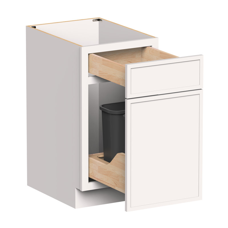Armoire de rangement pour poubelle de cuisine prête à assembler l 18 po x P 24 po x H 34,5 po CASAINC