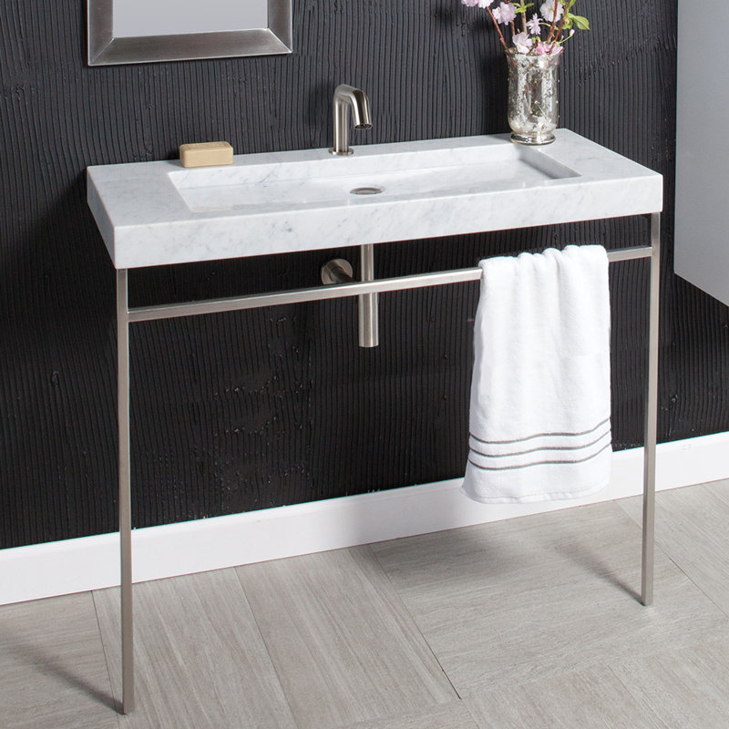Libera 42'' L Bathroom Sink, Single, Bianco