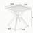 Aluminium Cast table