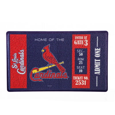 MLB Team Non-Slip Outdoor Doormat