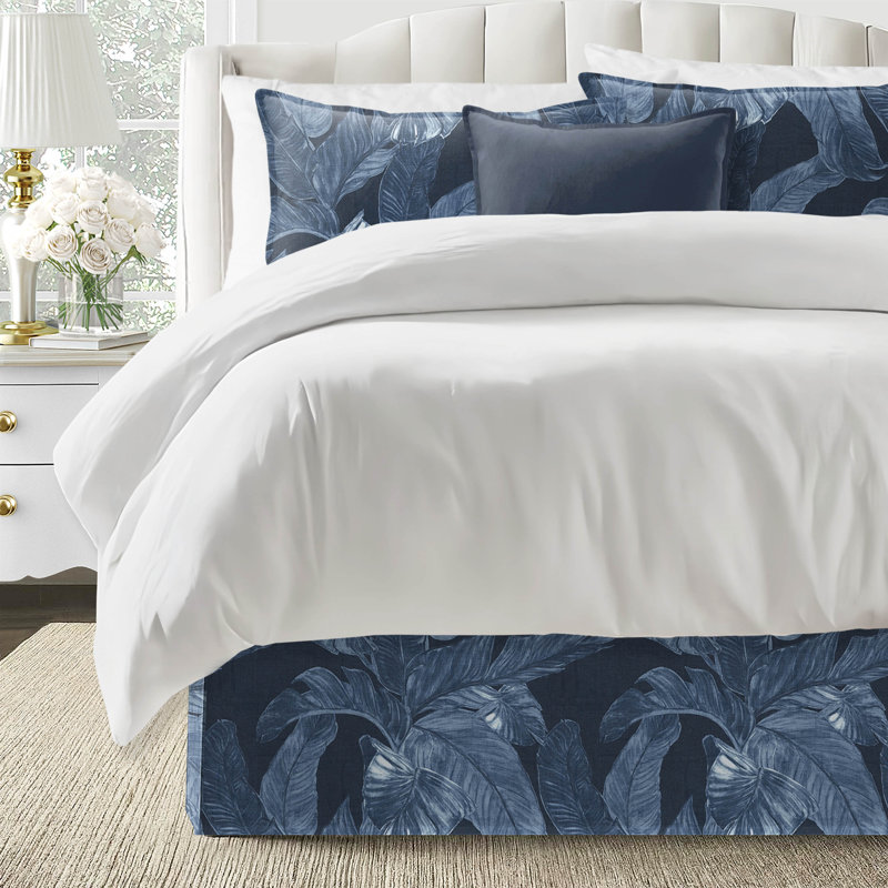 Palomino Denim Cotton Bedskirt, California King, 15"