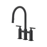 Apothecary Bridge Pull-Down Kitchen Faucet With C-Spout