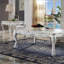 Table basse Bone White avec pieds surdimensionnés - Stable & amp; Polyvalent pour le salon
