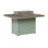 Donoma Rectangular Dining Fire Pit Table