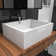 Quadrato Single-Hole Single-handle Bathroom Faucet with Drain Assembly