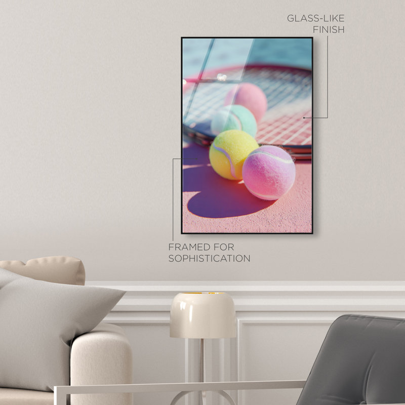 Candy Court High-Gloss Frameless Acrylic Glass Wall Art Sports & Sports Teams Print by Oliver Gal, Ready to Hang, 10 x 15