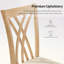 Chaise de salle à manger en bois