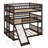 Triple Bed With Built-In Ladder,Slide And Guardrails-1929822896